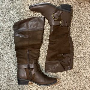 Style&Co Brown Knee-High Boots